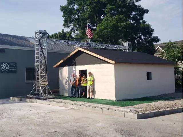 SQ3D展示3D打印原型房 僅需12小時即可完成