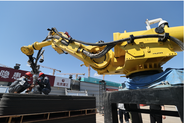 城市副中心“3D打印墻”亮相