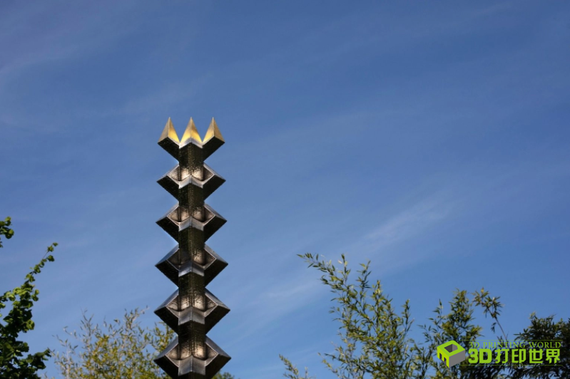 全3D打印，造一個不銹鋼塔