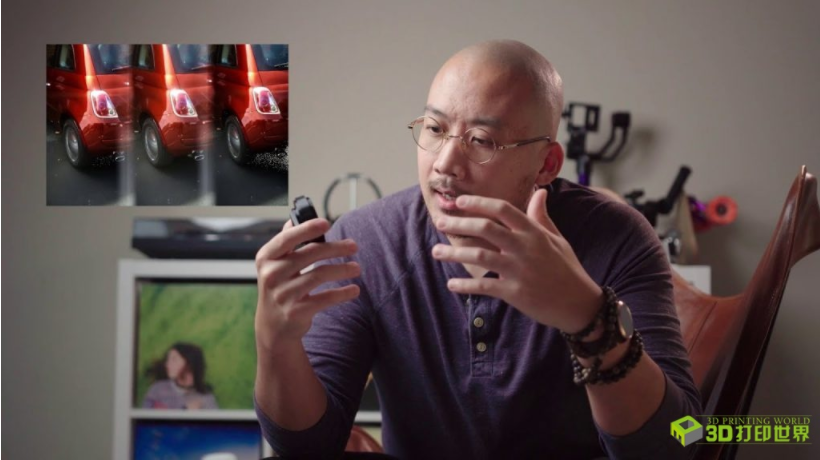 這種3D打印的鏡頭使數(shù)碼相機(jī)具有拍攝3D照片的能力