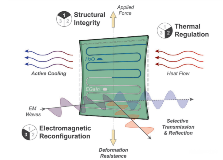 Adv Mater：工程師利用新型3D打印超材料實現主動冷卻和射頻通信