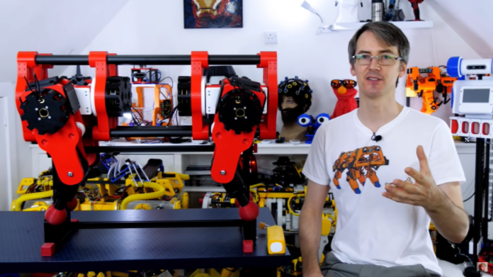 3D打印開源四足機器狗和雙足機器人現在可以被遠程控制了