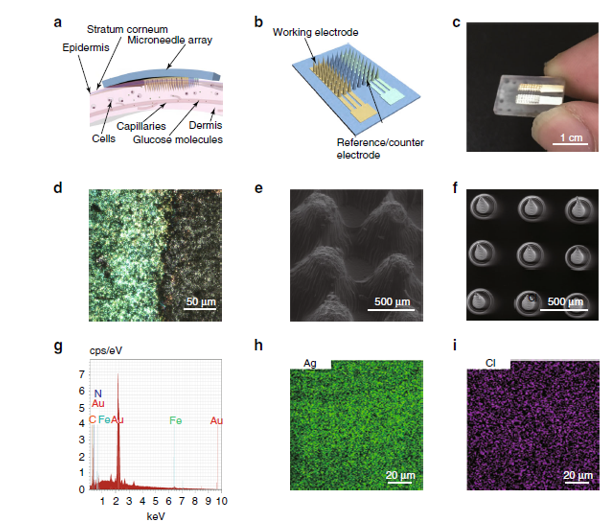 北京大學崔悅課題組：3D打印微針生物傳感器用于糖尿病的持續監測